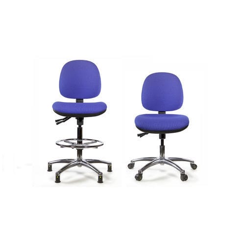 Silla para adulto - TECHSIT E-TECH ESD - Hospital Aids - con ruedas / de altura variable / ergonómica