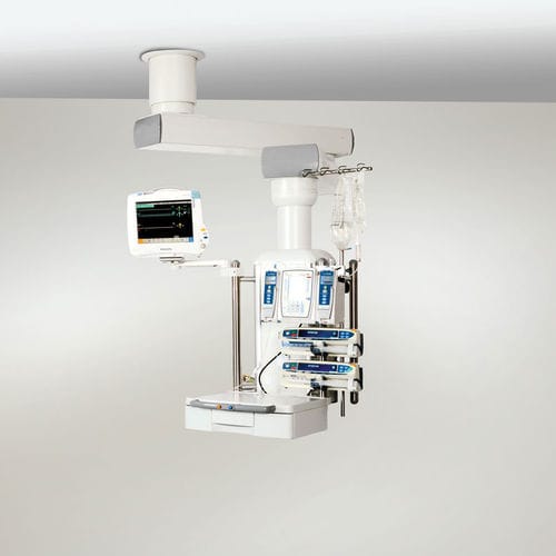 Brazo de distribución de techo - HU6-S2 - Hutz Medical - para cuidados intensivos / articulado