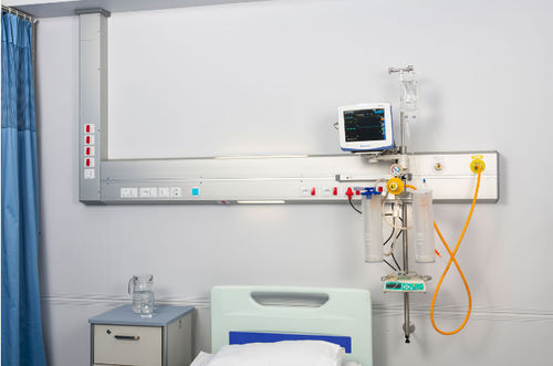 Unidad médica de cabecera horizontal - HU10-01 - Hutz Medical - de pared / con luz