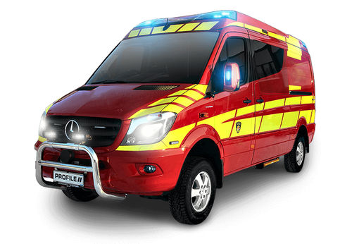 Unidad móvil hospitalaria de salvamento - Profile Vehicles - furgoneta