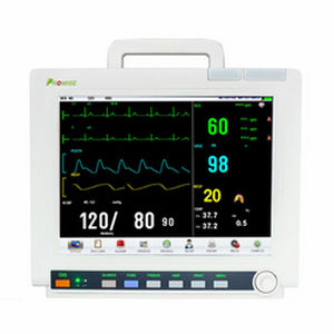 Monitor de paciente portátil - PRO-M12D - Promise Technology - etCO2 / para cuidados intensivos / análisis de onda de pulso