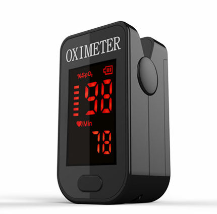 Pulsioxímetro de dedo - PRO-F4 - Promise Technology - médico / alimentado por batería / negro