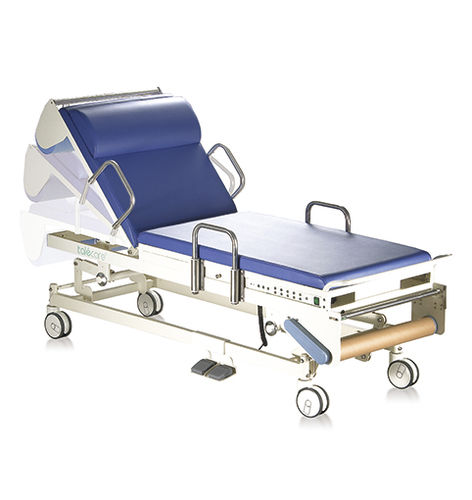 Camilla de exploración para endoscopia - E UltraBed EU-EU3 - Shenzhen Talecare Technologies Co., Ltd. - eléctrica / de altura variable / con ruedas