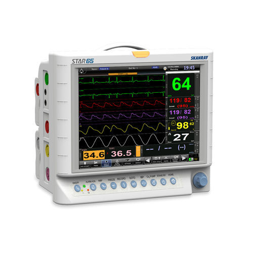 Monitor multiparamétrico portátil - Star 65 - Skanray Technologies - compacto / de noche / ECG