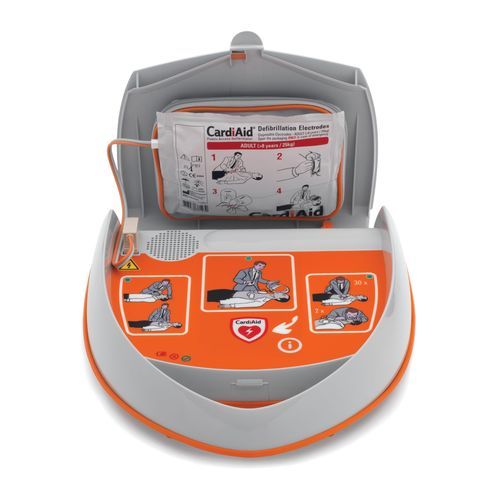 Desfibrilador externo automático - CardiAid - Skanray Technologies - para espacio público / Bluetooth / con monitor de ECG