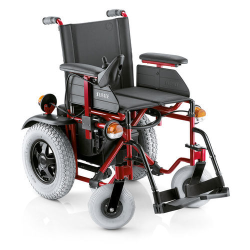 Silla de ruedas eléctrica - 700 EXTRA - Surace - de exterior / plegable / de altura regulable
