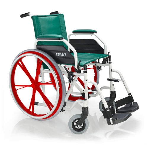 Silla de ruedas manual - ITALA - Surace - de deporte / de altura regulable / con reposapiernas