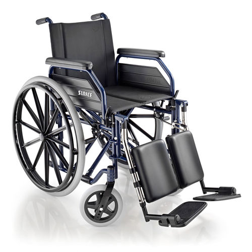 Silla de ruedas manual - 500 - Surace - de exterior / de altura regulable / con reposapiernas