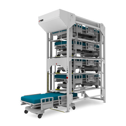 Sistema de gestión y de almacenamiento para cama - ST series - Vidir - de hospital / automatizada
