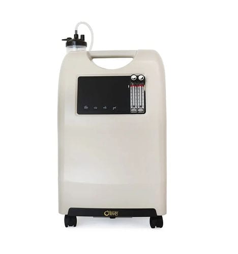 Concentrador de oxígeno médico - OLV-10 - Zhengzhou Olive Electronic Technology - para asistencia domiciliaria / con ruedas / portátil