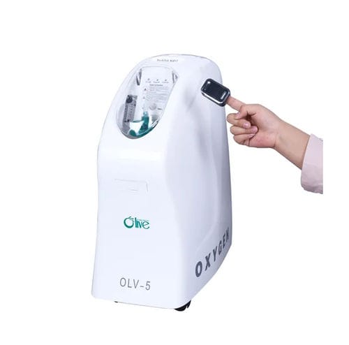 Concentrador de oxígeno médico - OLV- 5 - Zhengzhou Olive Electronic Technology - con ruedas / de flujo continuo