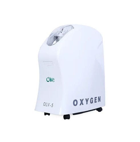 Concentrador de oxígeno médico - OLV-50W - Zhengzhou Olive Electronic Technology - para asistencia domiciliaria / con ruedas