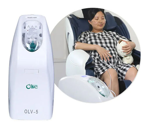 Concentrador de oxígeno para asistencia domiciliaria - OLV-5 - Zhengzhou Olive Electronic Technology - con ruedas / de alta pureza