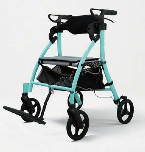Andador con ruedas con 4 ruedas - ZXQ-200 - Hebei Vanry Medical Devices Co., Ltd. - con reposabrazos