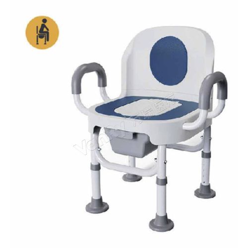 Silla con orinal para adulto - ZBY-1 - Hebei Vanry Medical Devices Co., Ltd. - con reposabrazos / con cubo / plegable