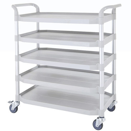 Carro de hospital - DTLG-500 - Dony Trolley - de uso general / de servicio / 5 estantes