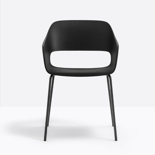 Silla para sala de espera - babila - Pedrali - con reposabrazos