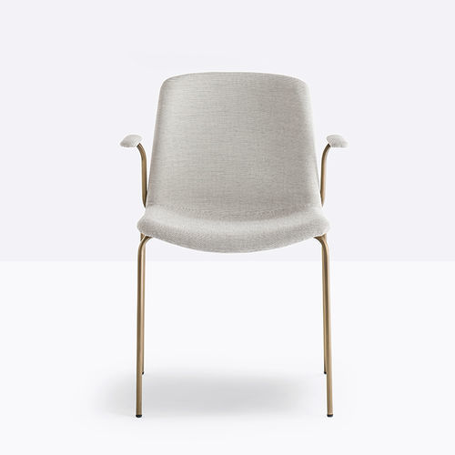 Silla para sala de espera - tweet 895/2 - Pedrali - con reposabrazos / apilable
