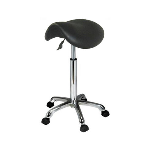 Taburete para odontología - 630B - MHC TECHNOLOGY - de altura variable / con forma de silla de montar / negro