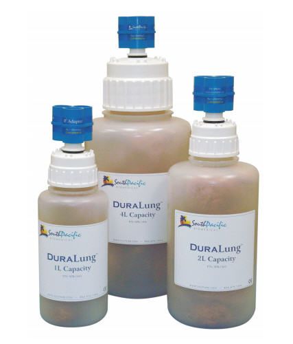 Pulmón de prueba de formación - DURALung™ - South Pacific Biomedical - de respiración artificial / para atención general