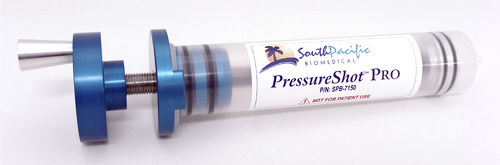 Jeringa de calibración - PressureShot™ PRO - South Pacific Biomedical