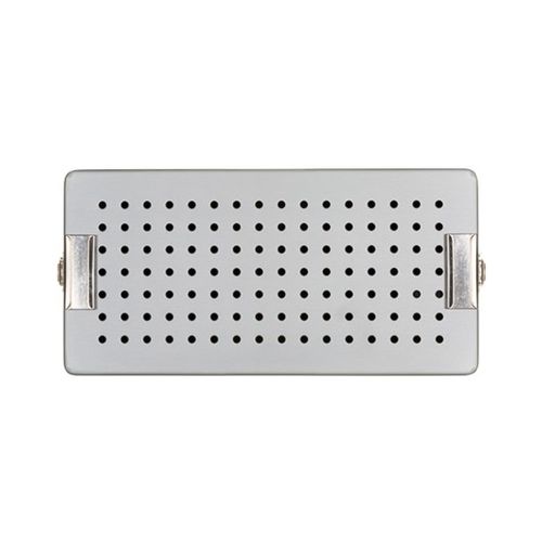 Contenedor de esterilización para instrumental - BP-CONT-GREY - PORTE.Vet - perforado