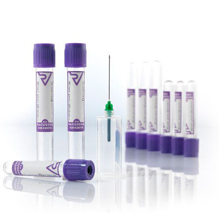 Tubo de extracción para análisis hematológico - K2 - Disera Tıbbi Malzeme Loj. San.Tic.A.S. - cilíndrico / de sangre total / de PET