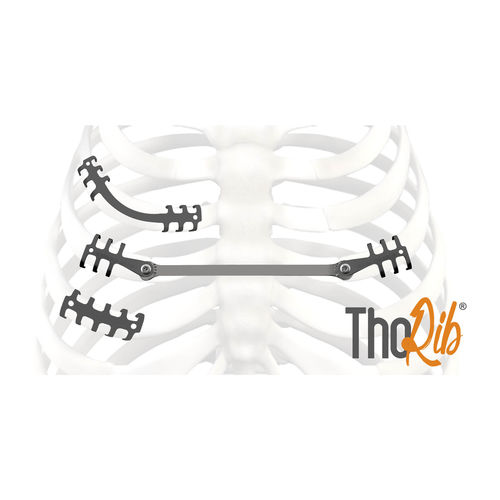 Placa de compresión para costillas - ThoRib® - NEURO FRANCE Implants - de titanio / pediátrica