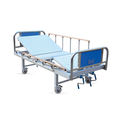 Cama de hospital - MHB-07 - Medi Waves - mecánica / con ruedas / de 4 secciones