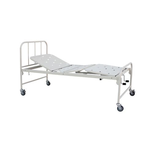 Cama de hospital - MHB-08 - Medi Waves - mecánica / con ruedas / de 4 secciones