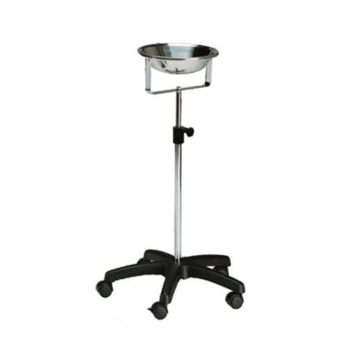 Portacuencos con ruedas - HWE-17 - Medi Waves - de acero inoxidable