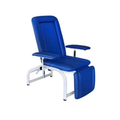 Sillón para extracción de sangre manual - HWE-39 - Medi Waves - de 3 secciones / con reposapiernas / lavable