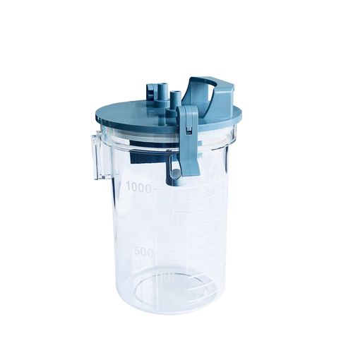 Recipiente de aspiración para fluidos corporales - SJ-1L - AMCAREMED TECHNOLOGY - de policarbonato / apto para autoclave