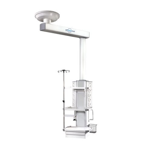 Brazo de distribución de techo - EX100 - AMCAREMED TECHNOLOGY - para quirófano / articulado / de brazo simple