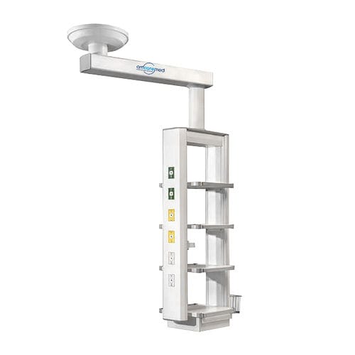 Brazo de distribución de techo - MF-S-800 - AMCAREMED TECHNOLOGY - para quirófano / para endoscopia / de brazo simple
