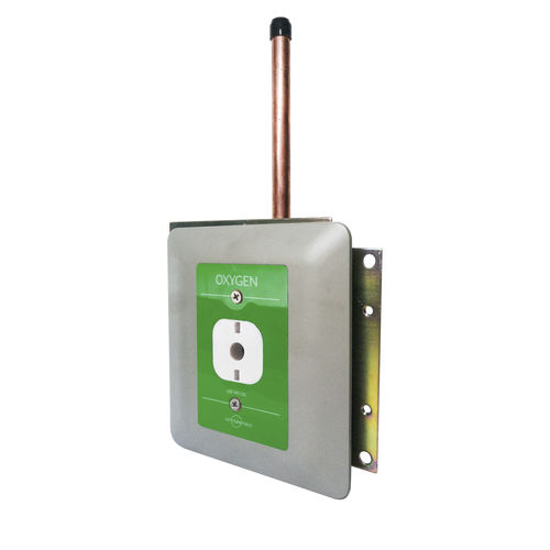Toma tipo diamante - OH series - AMCAREMED TECHNOLOGY - para sistemas de distribución de gases médicos / de gases médicos