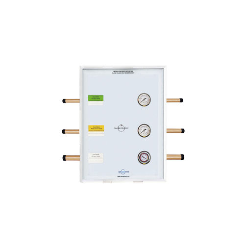 Válvula de gases médicos - AM-ZV - AMCAREMED TECHNOLOGY - de acero inoxidable / de alta presión
