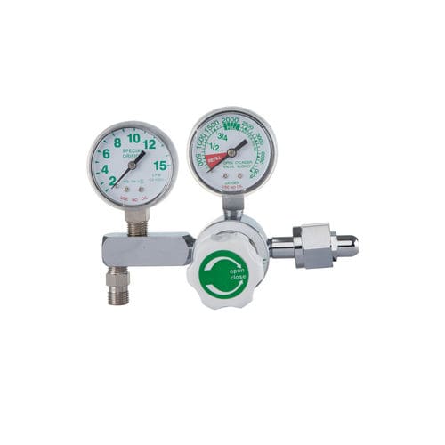 Regulador de presión de gases médicos - AM-O-GR-582 - AMCAREMED TECHNOLOGY - médico / conectable / flujo ajustable