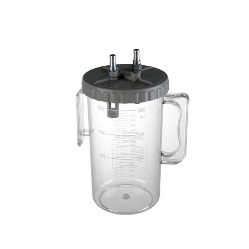 Recipiente de aspiración para fluidos corporales - SJ-2L - AMCAREMED TECHNOLOGY - de policarbonato / apto para autoclave