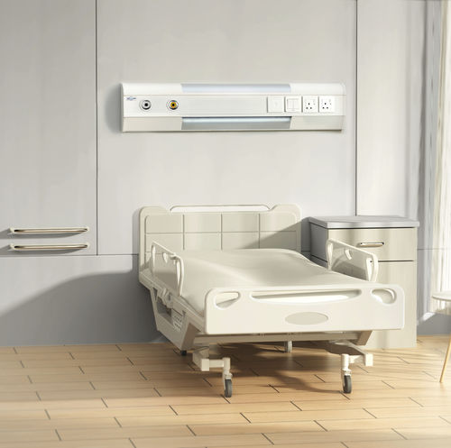 Unidad médica de cabecera de pared - NTC300 - AMCAREMED TECHNOLOGY - horizontal / modular / para habitación de pacientes