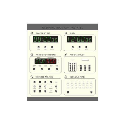 Panel de control de gas - AMCAREMED TECHNOLOGY - médico / para quirófano / con pantalla táctil