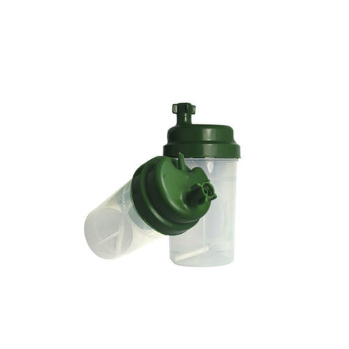 Humidificador de burbujas - AMCAREMED TECHNOLOGY - de un solo uso / respiratorio
