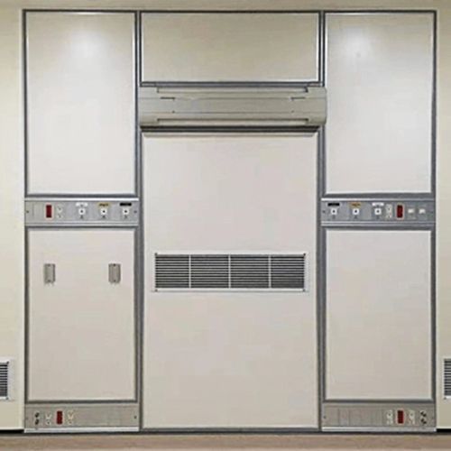 Unidad médica de cabecera de pared - NTC700  - AMCAREMED TECHNOLOGY - vertical / para unidad de cuidados intensivos / para habitación de pacientes