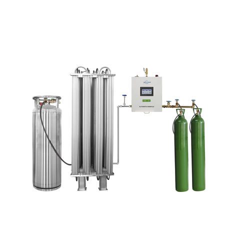 Colector para gases médicos - AM-200DL - AMCAREMED TECHNOLOGY - para hospitales / automático / con cambio automático