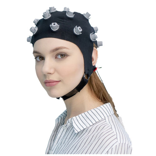 Casco EEG 32 canales - Gelfree-S3 - Wuhan Greentek - 16 canales / para adulto / negro