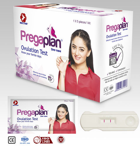 Prueba rápida de ovulación - Pregaplan - Nectar Lifesciences - de LH