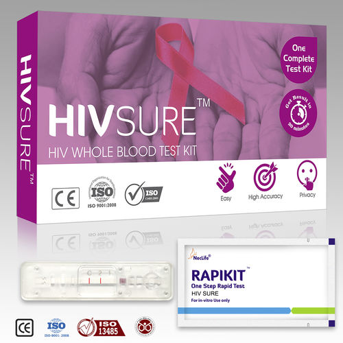 Prueba rápida de uso doméstico - Nectar Lifesciences - de VIH / de suero / por plasma