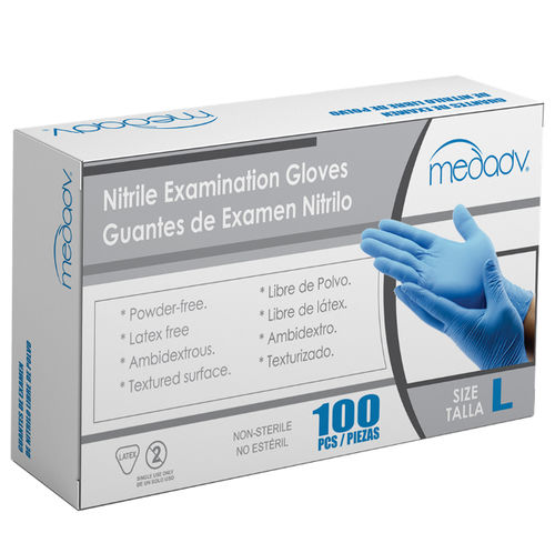 Guante de nitrilo - MEDAS INC - médico / caja de 100