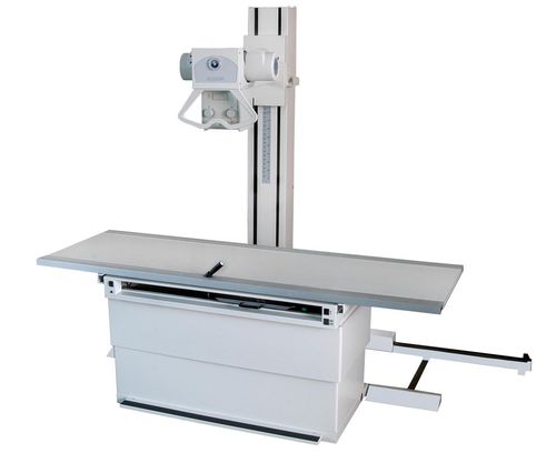 Mesa para radiografía de altura regulable - ANTARIX IMX-4A, IMX-4B  - IMAGO Radiology - con brazo portatubos