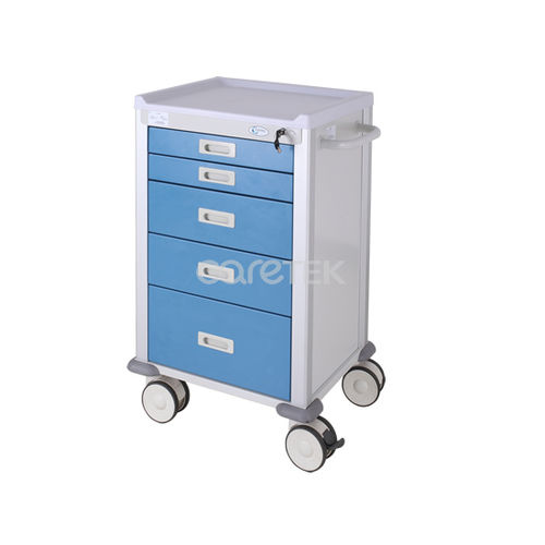 Carro médico - CAM-201 - Caretek Medical - de medicamentos / de dispensación de medicamentos / 5 cajones